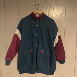 Vintage 1990s Current Seen Reversible Coat — Colorblock